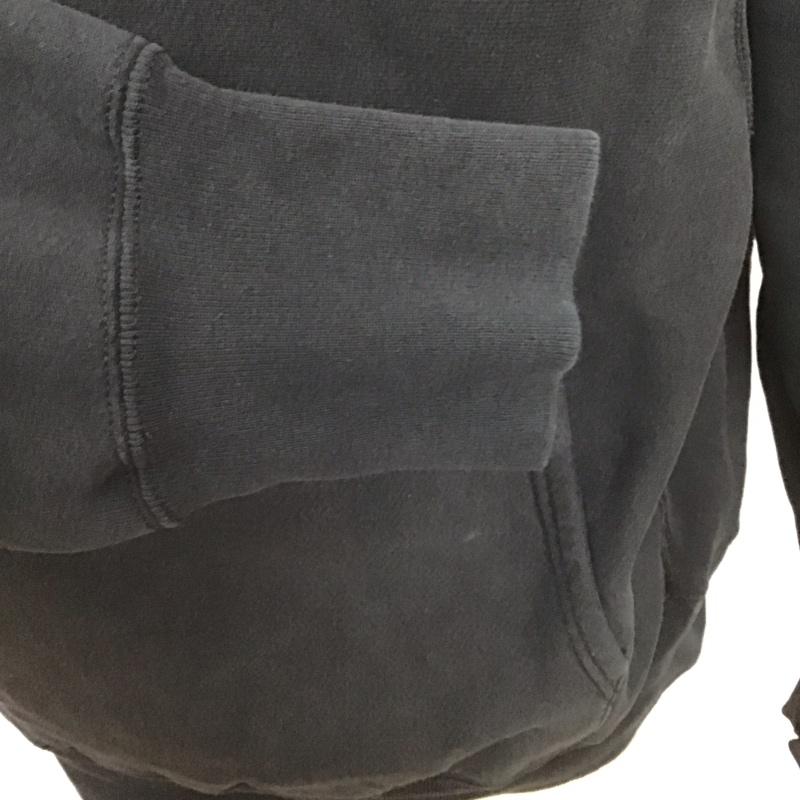 チャンピオン Champion パーカー 長袖 フーディ L 無地 黒 / ブラック / メンズ USED 古着 中古 10106382
