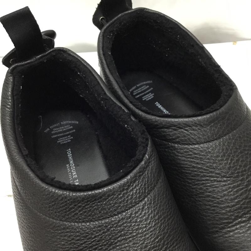 トシノスケ タケガハラ TOSHINOSUKE TAKEGAHARA カジュアルシューズ カジュアルシューズ BEAUTIFUL SHOES モックシューズ スリッポン 24.5 24.5cm 無地 黒 / ブラック / レディース USED 古着 中古 10119989