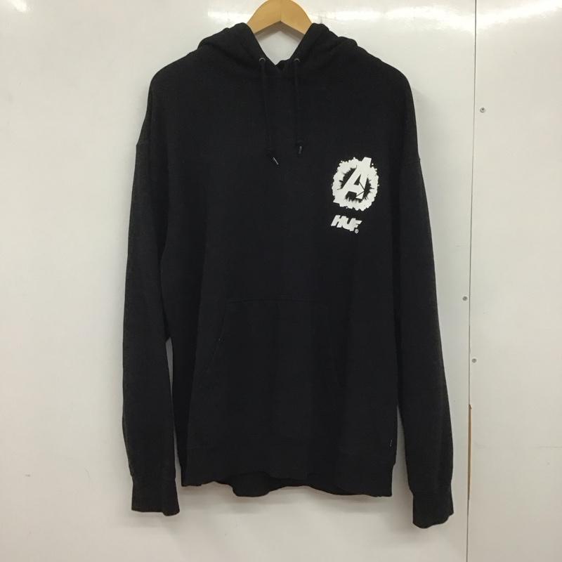 ハフ HUF パーカー 長袖 HUF x Avengers Cosmic Assemblage Hoodie パーカー XL プリント 黒 / ブラック / メンズ USED 古着 中古 10137988