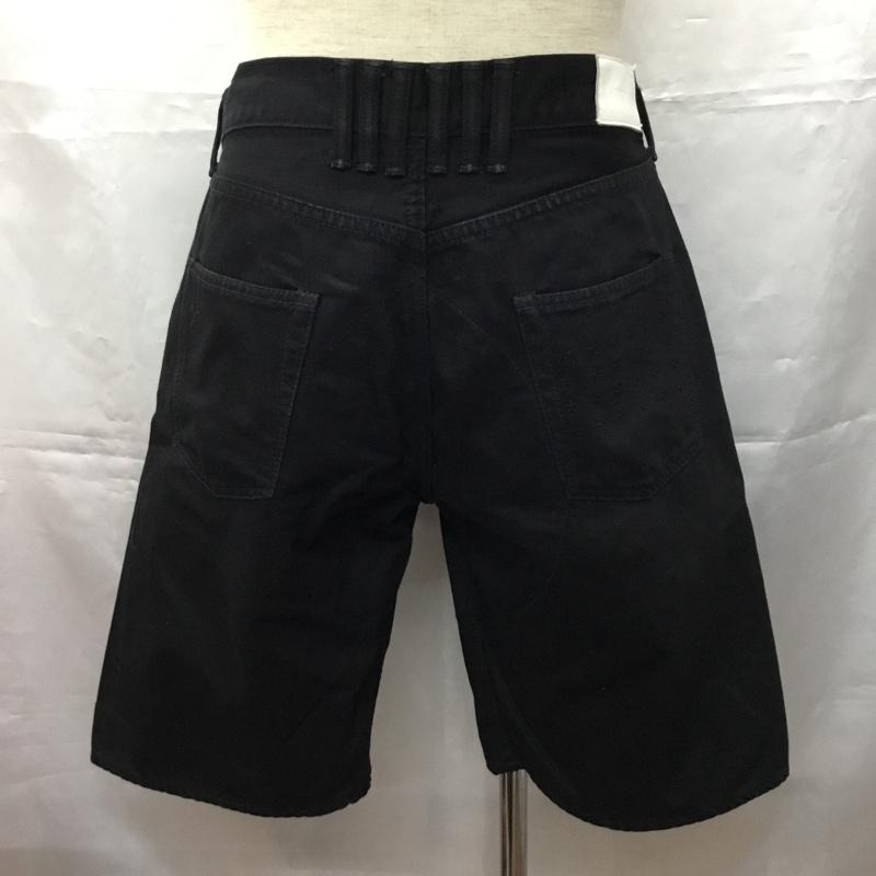24カラッツ 24karats パンツ ショートパンツ ハーフパンツ ショートパンツ カジュアルパンツ デニムショートパンツ M 無地 黒 / ブラック / メンズ USED 古着 中古 10108406