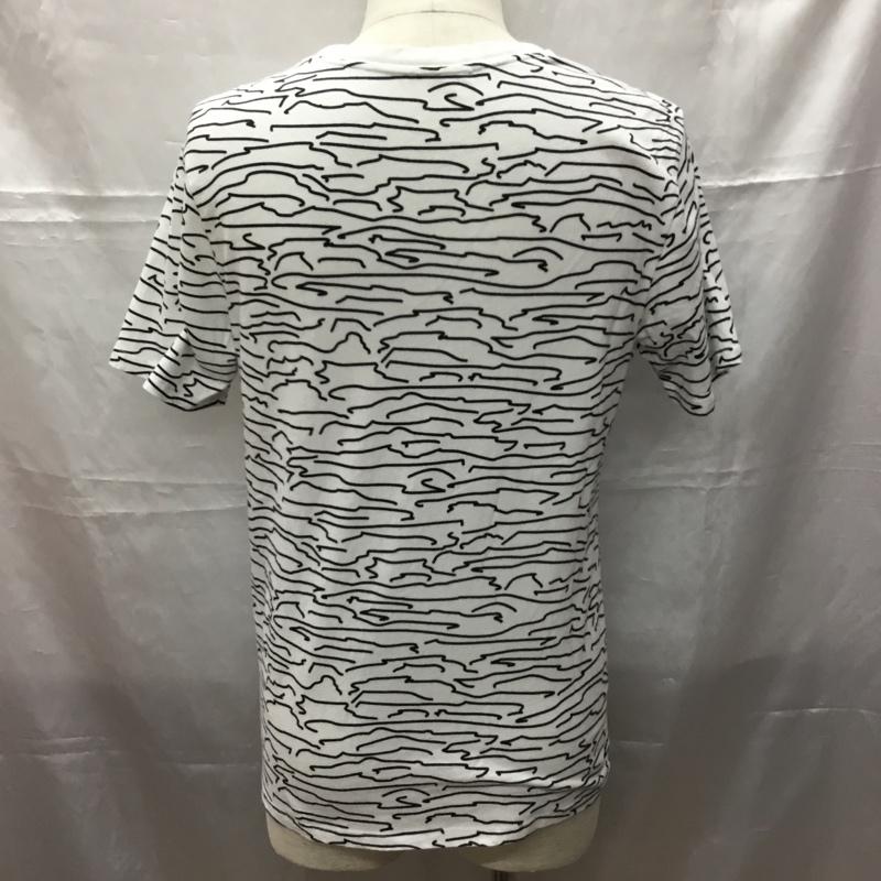 ナイキ NIKE Tシャツ 半袖 半袖カットソー プリントTシャツ クルーネックカットソー スポーツウェア M プリント 白 / ホワイト / X 黒 / ブラック / メンズ USED 古着 中古 10109462