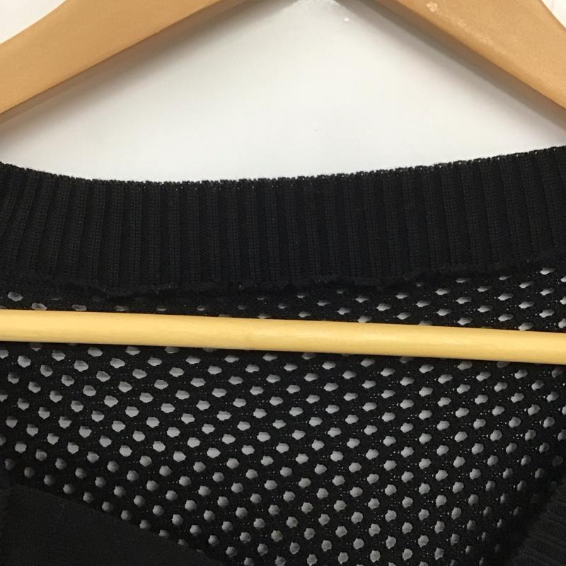 エープラストウキョウ A + TOKYO カーディガン 長袖 FREE 無地 黒 / ブラック / レディース USED 古着 中古 10134270