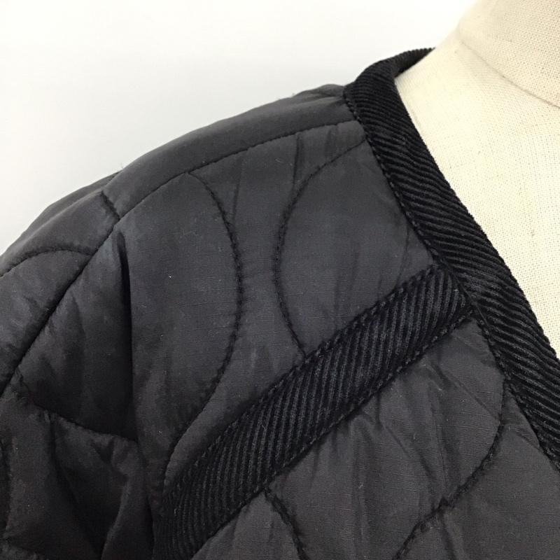 ジェイエフレディイメイド JF Ready Made コート コート一般 ノーカラーキルティングコート 8912202-02 FREE 無地 黒 / ブラック / レディース USED 古着 中古 10121491