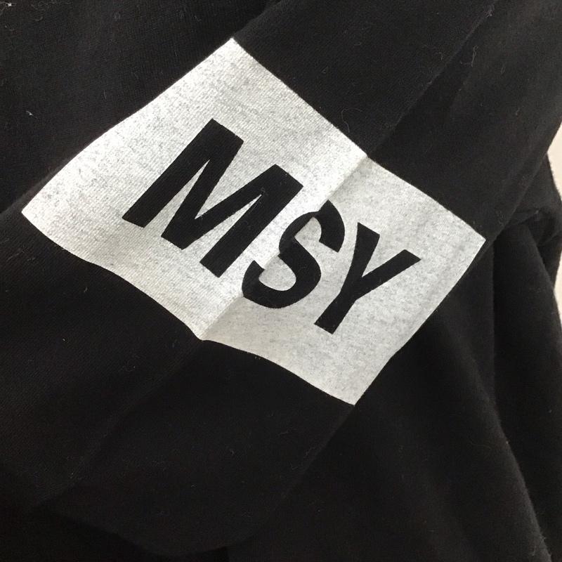 マウジー MOUSSY カットソー 長袖 長袖カットソー クルーネックカットソー ロングスリーブカットソー プリントTシャツ FREE プリント 黒 / ブラック / レディース USED 古着 中古 10109177