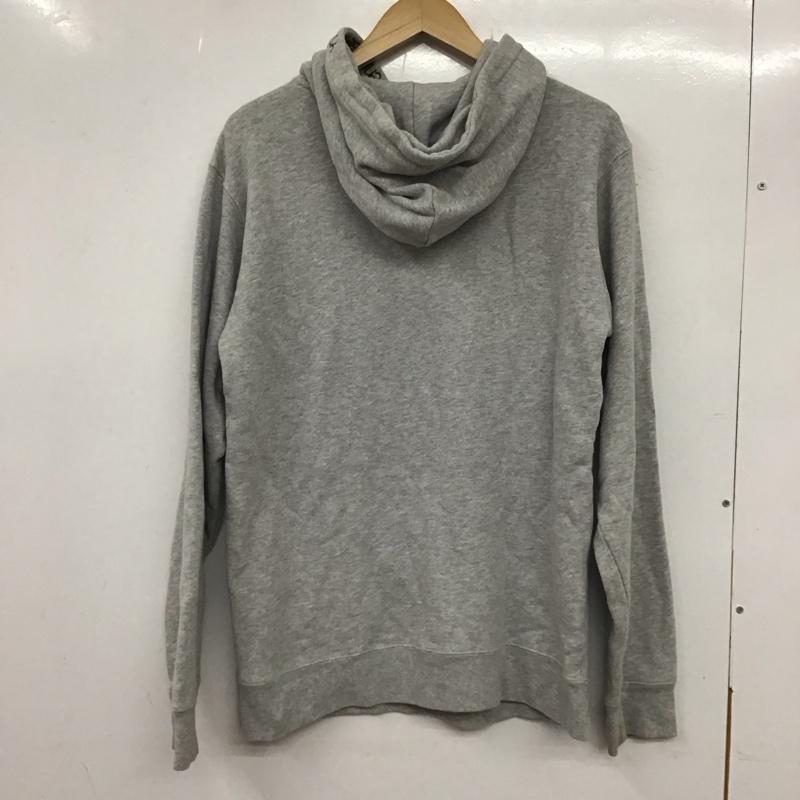 ステューシー STUSSY パーカー 長袖 長袖パーカー プルオーバーパーカー スウェット L ロゴ、文字 灰 / グレー / メンズ USED 古着 中古 10133973