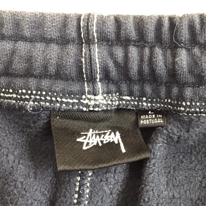 ステューシー STUSSY ボトムス ボトムス スウェットパンツ 裏起毛 ロゴ L ワンポイント 紺 / ネイビー / メンズ USED 古着 中古 10119797