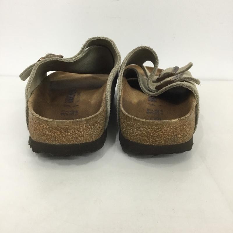 ビルケンシュトック BIRKENSTOCK サンダル サンダル Zurich チューリッヒ 24.0cm ロゴ、文字 ベージュ / ベージュ / レディース USED 古着 中古 10124375