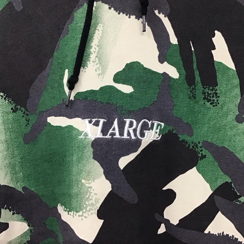 エクストララージ XLARGE パーカー 長袖 101203012007 GRADATION CAMO HOODED SWEAT L 総柄 X カモフラージュ柄・迷彩 マルチカラー / マルチカラー / メンズ USED 古着 中古 10129926