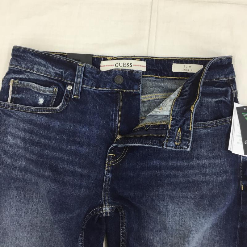 ゲス Guess パンツ デニム、ジーンズ M3BAN2 31インチ 無地 青 / ブルー / メンズ USED 古着 中古 10134241