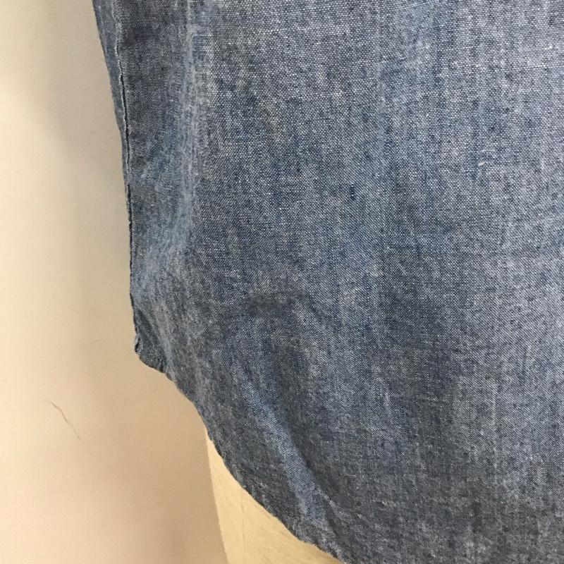 シュガーケーン SUGAR CANE シャツ、ブラウス 半袖 半袖シャツ カラーシャツ 半袖カットソー デニムシャツ S 無地 インディゴ / インディゴ /  メンズ USED 古着 中古 10110436