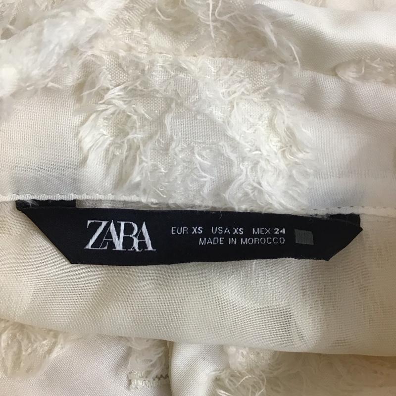 ザラ ZARA シャツ、ブラウス 長袖 2741 759 712 シアー XS アイボリー / アイボリー / レディース USED 古着 中古 10116180