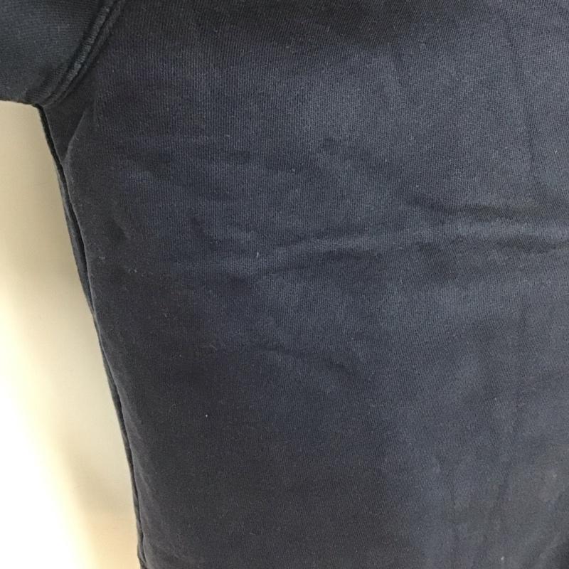 トミーヒルフィガー TOMMY HILFIGER トレーナー 長袖 スウェット 裏起毛 L ロゴ、文字 紺 / ネイビー / メンズ USED 古着 中古 10110961