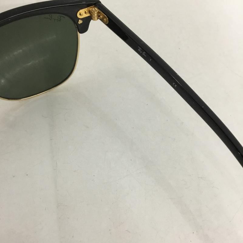 レイバン Ray-Ban めがね・サングラス サングラス RB3016 CLUBMASTER CLASSIC カラーレンズ 箱有 ロゴ、文字 黒 / ブラック / メンズ USED 古着 中古 10125996