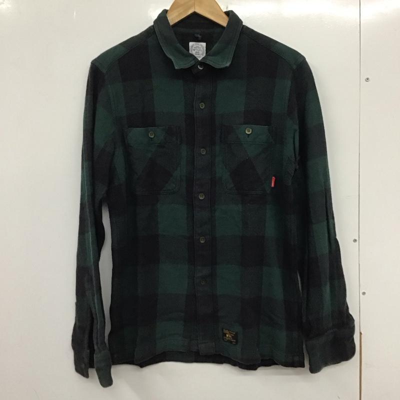 ダブルタップス WTAPS シャツ、ブラウス 長袖 長袖シャツ チェックシャツ カラーシャツ M チェック マルチカラー / マルチカラー / メンズ USED 古着 中古 10133696