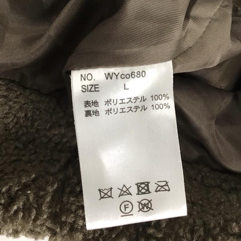 ウィム バイ リドム WYM LIDNM ジャケット、上着 ジャンパー、ブルゾン WYco680 ボアジャケット L 無地 茶 / ブラウン / メンズ USED 古着 中古 10136896