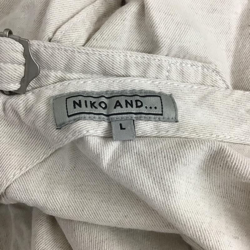 ニコアンド niko and... サロペット・オーバーオール サロペット、オーバーオール L 無地 オフホワイト / オフホワイト / レディース USED 古着 中古 10110323