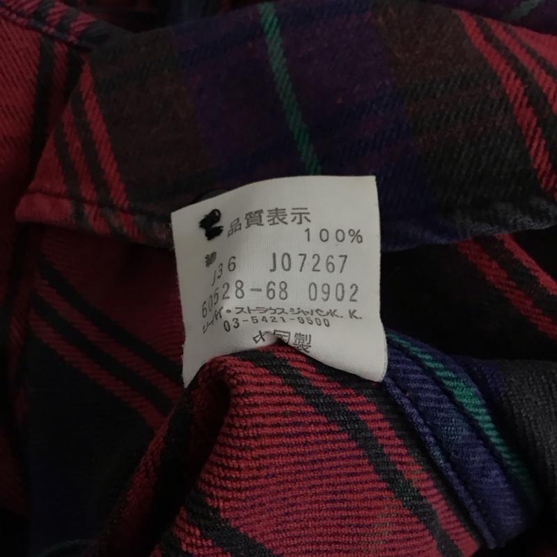 リーバイス Levi s シャツ、ブラウス 長袖 60528-68 L チェック マルチカラー / マルチカラー / メンズ USED 古着 中古 10123517