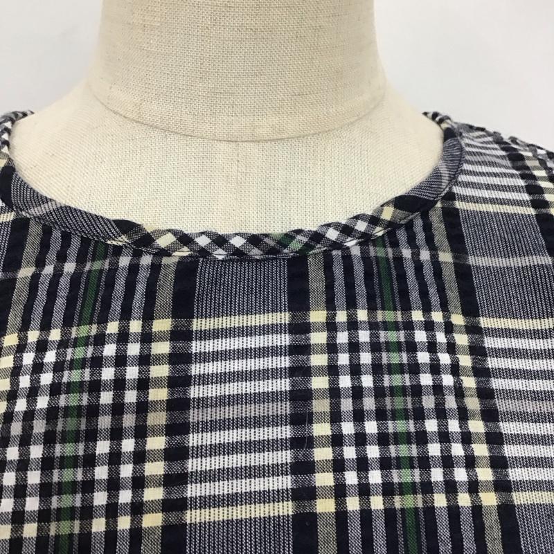 ローリーズファーム LOWRYS FARM シャツ、ブラウス 長袖 LF618031AD キャンディスリーブ 前後着 2WAY M チェック 白 / ホワイト / X 紺 / ネイビー / X 緑 / グリーン / X ベージュ / ベージュ / レディース USED 古着 中古 10107954