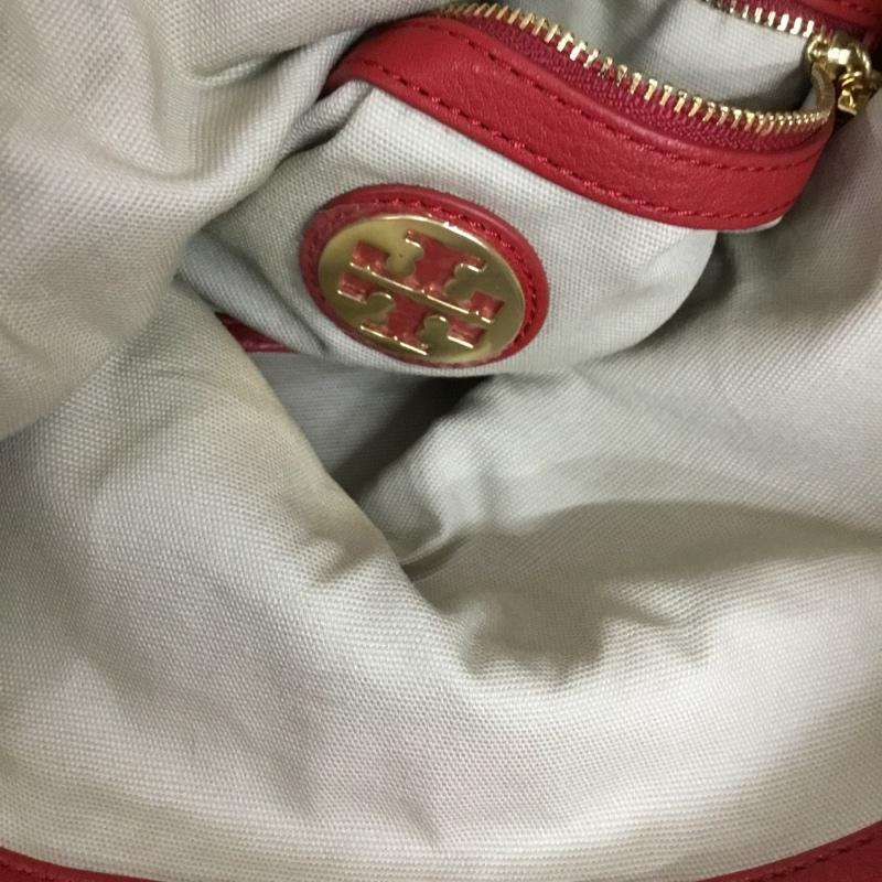 トリーバーチ TORY BURCH ショルダーバッグ ショルダーバッグ 7911102587 レザー ロゴ、文字 赤 / レッド / レディース USED 古着 中古 10130788