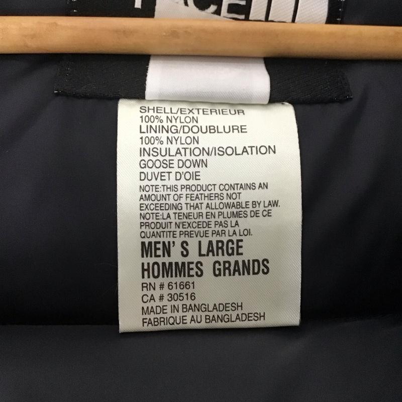 ザノースフェイス THE NORTH FACE ジャケット、上着 ジャケット、ブレザー nf002yo ヌプシ ダウンジャケット アウター L ロゴ、文字 黒 / ブラック / メンズ USED 古着 中古 10146041