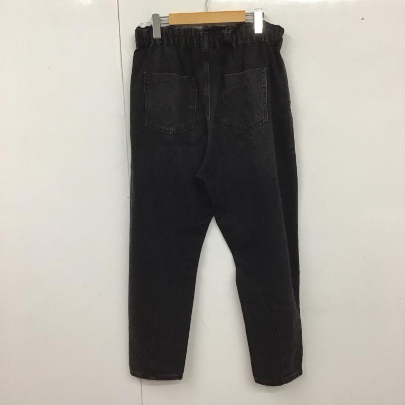 ザラ ZARA パンツ デニム、ジーンズ 42 無地 黒 / ブラック / レディース USED 古着 中古 10129450