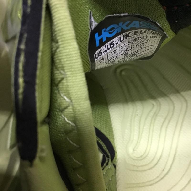 ホカオネオネ HOKA ONEONE アウトドアシューズ アウトドアシューズ 1123112DCLG HOPARA 30cm スニーカー ハイキング 30.0cm ロゴ、文字 薄緑 / ライトグリーン / メンズ USED 古着 中古 10123260
