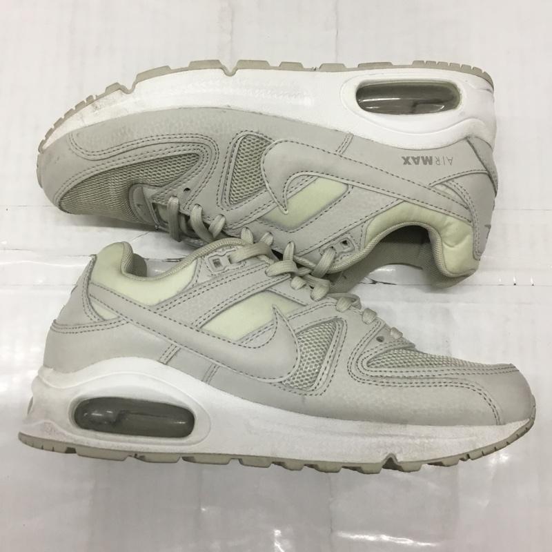 ナイキ NIKE スニーカー スニーカー 397690-018 W Air Max Command 23cm 23.0cm ロゴ、文字 灰 / グレー / X 白 / ホワイト / レディース USED 古着 中古 10119564