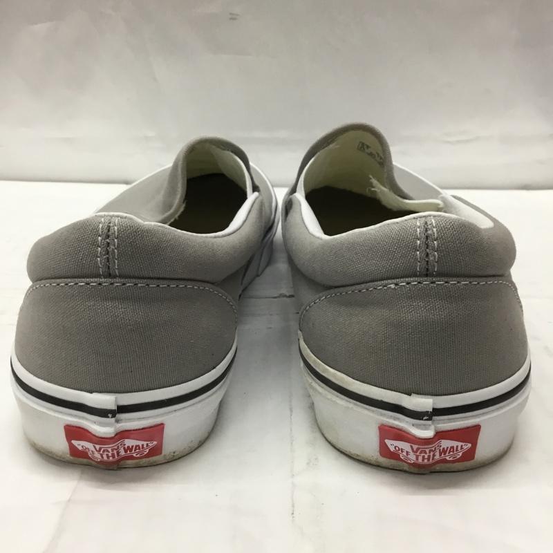 バンズ VANS スリッポン スリッポン 508731 27.5cm 27.5cm ロゴ、文字 灰 / グレー / X 白 / ホワイト / メンズ USED 古着 中古 10106530