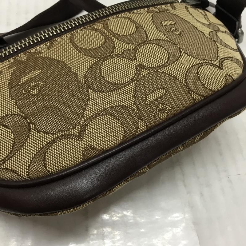 アベイシングエイプ A BATHING APE ウエストバッグ ウエストバッグ 88832 RIVINGTON BELT BAG 総柄 ベージュ / ベージュ / X 茶 / ブラウン / メンズ USED 古着 中古 10108858
