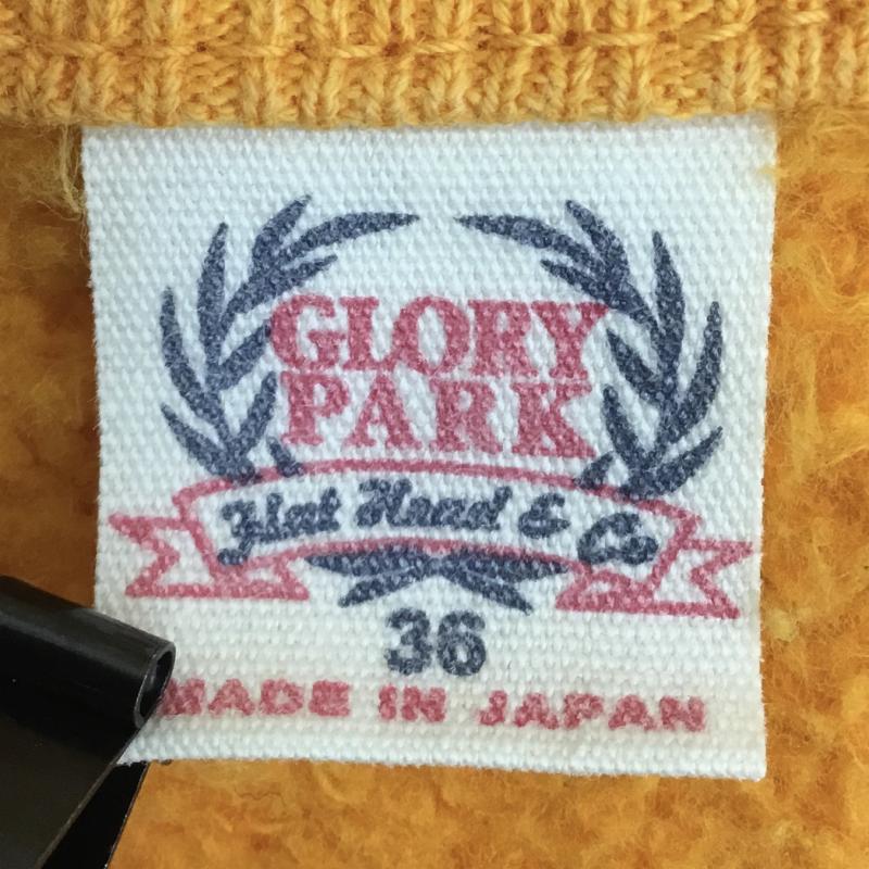ユーズドクロージング used clothes トレーナー 長袖 GLORY PARK フラットヘッド 36 ロゴ、文字 黄 / イエロー / メンズ USED 古着 中古 10138470