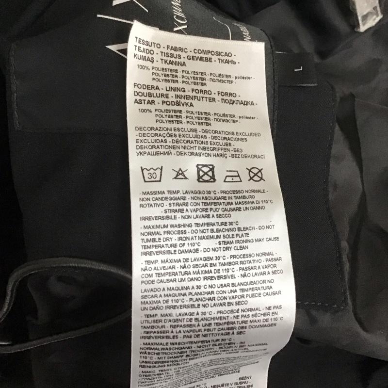 アルマーニエクスチェンジ A/X ARMANIEXCHANGE ジャケット、上着 ジャンパー、ブルゾン ジップアップジャケット ジャンパー ジャケット カジュアルジャケット L ロゴ、文字 黒 / ブラック / メンズ USED 古着 中古 10107999