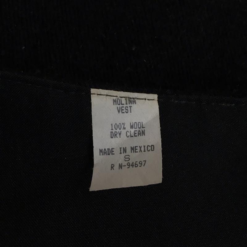 古着 USED ベスト ベスト ベスト ノースリーブカットソー 前ボタン 古着 glory park S プリント 黒 / ブラック / メンズ USED 古着 中古 10119151