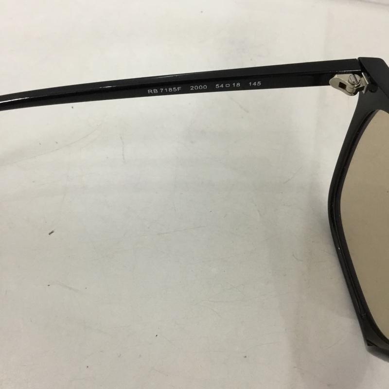 レイバン Ray-Ban めがね・サングラス サングラス RB7185F ケース付き カラーレンズ ロゴ、文字 黒 / ブラック / メンズ USED 古着 中古 10128008