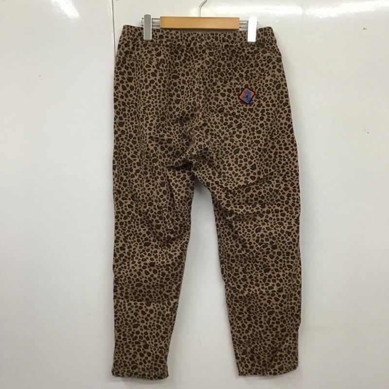 サンタクルーズ SANTA CRUZ パンツ ワークパンツ、ペインターパンツ ワークパンツ ワイドパンツ カジュアルパンツ L ヒョウ柄・レオパード柄 茶 / ブラウン /  メンズ USED 古着 中古 10123686