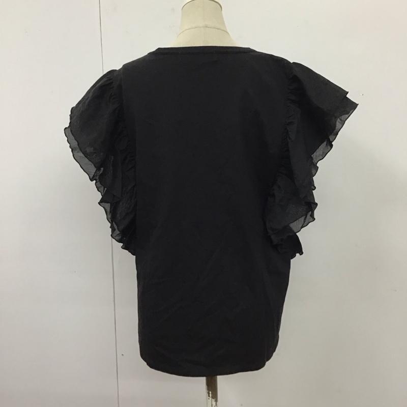 アーバンリサーチ URBAN RESEARCH カットソー 半袖 半袖カットソー 無地Tシャツ クルーネックカットソー FREE 無地 黒 / ブラック / レディース USED 古着 中古 10115980