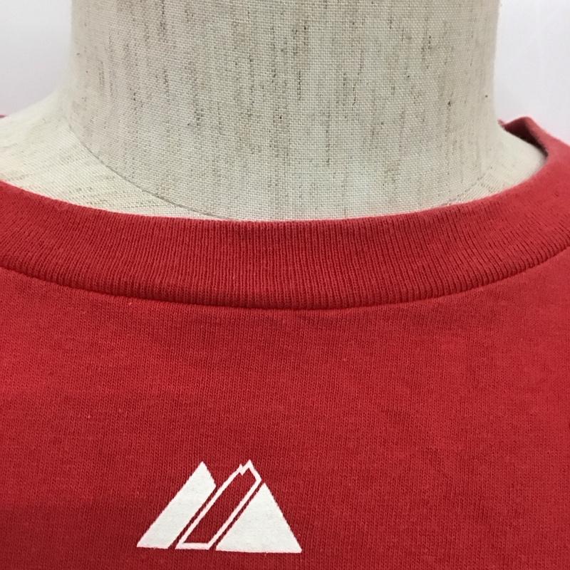 マジェスティック MAJESTIC Tシャツ 半袖 半袖カットソー プリントTシャツ クルーネックカットソー L プリント 赤 / レッド /  メンズ USED 古着 中古 10111147