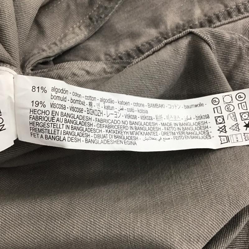 ザラ ZARA シャツ、ブラウス 長袖 長袖シャツ 無地シャツ カラーシャツ L 無地 灰 / グレー / レディース USED 古着 中古 10136442