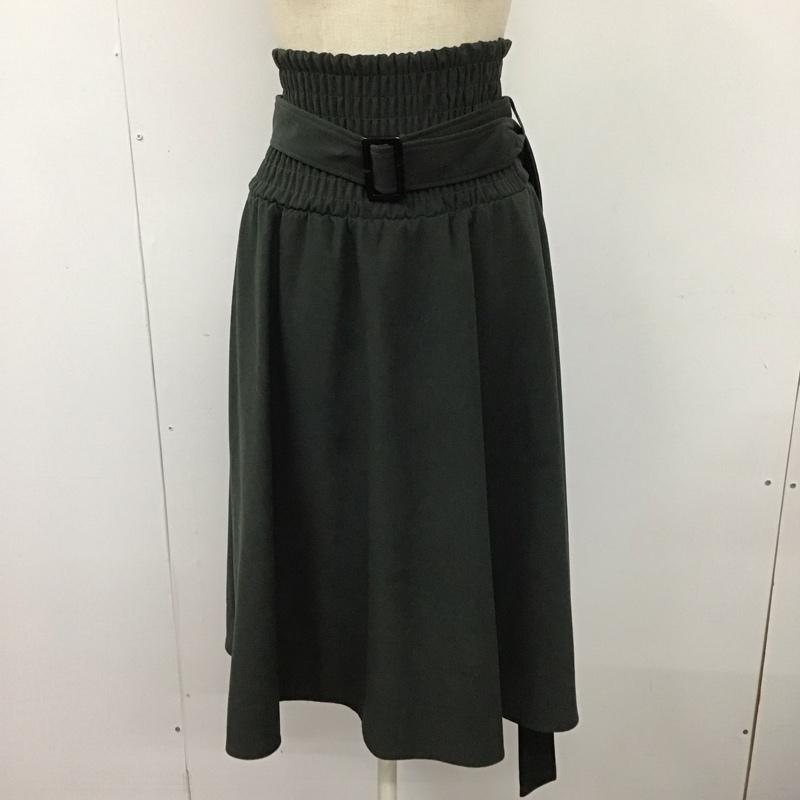 セシルマクビー CECIL McBEE セットアップ セットアップ ビスチェ スカート M 無地 カーキ / カーキ / レディース USED 古着 中古 10112633