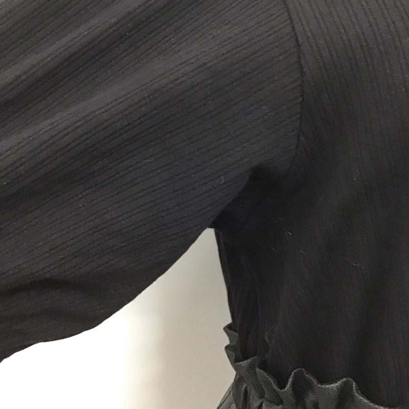 アクシーズファム axes femme ワンピース ロングスカート 半袖ロングワンピース フレアスカート レースワンピース M 無地 黒 / ブラック / レディース USED 古着 中古 10107717