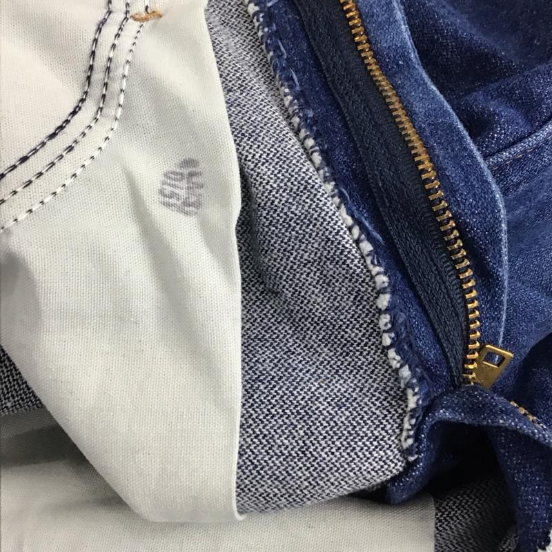 ラングラー Wrangler パンツ デニム、ジーンズ デニムパンツ ワイドパンツ カジュアルパンツ 無地 インディゴ / インディゴ / メンズ USED 古着 中古 10141917