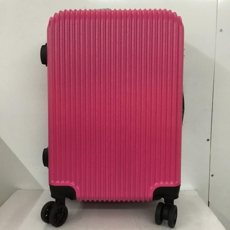 マキコーポレーション MAKI CORPORATION スーツケース、トランク スーツケース、トランク 5401-48 機内持込サイズ タグ付き キャリーケース 無地 桃 / ピンク / レディース USED 古着 中古 10132257