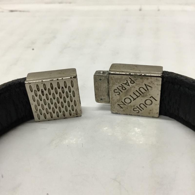 ルイヴィトン LOUIS VUITTON アクセサリー ブレスレット、バングル BC0197 グラフィット ロゴ、文字 黒 / ブラック / レディース USED 古着 中古 10114550
