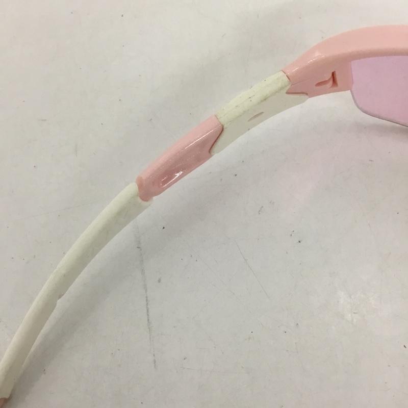 オークリー OAKLEY めがね・サングラス サングラス 03-886J FLAK JACKET スポーツサングラス ミラーレンズ 箱有 ロゴ、文字 桃 / ピンク / メンズ USED 古着 中古 10129389