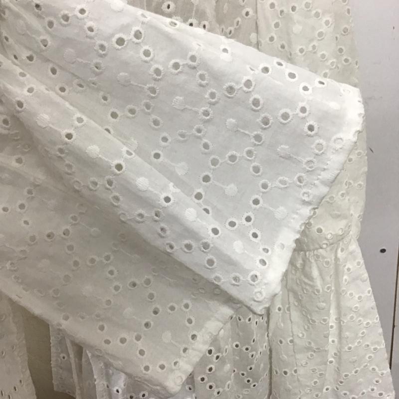 ザラ ZARA シャツ、ブラウス 長袖 L 無地 白 / ホワイト / レディース USED 古着 中古 10124880