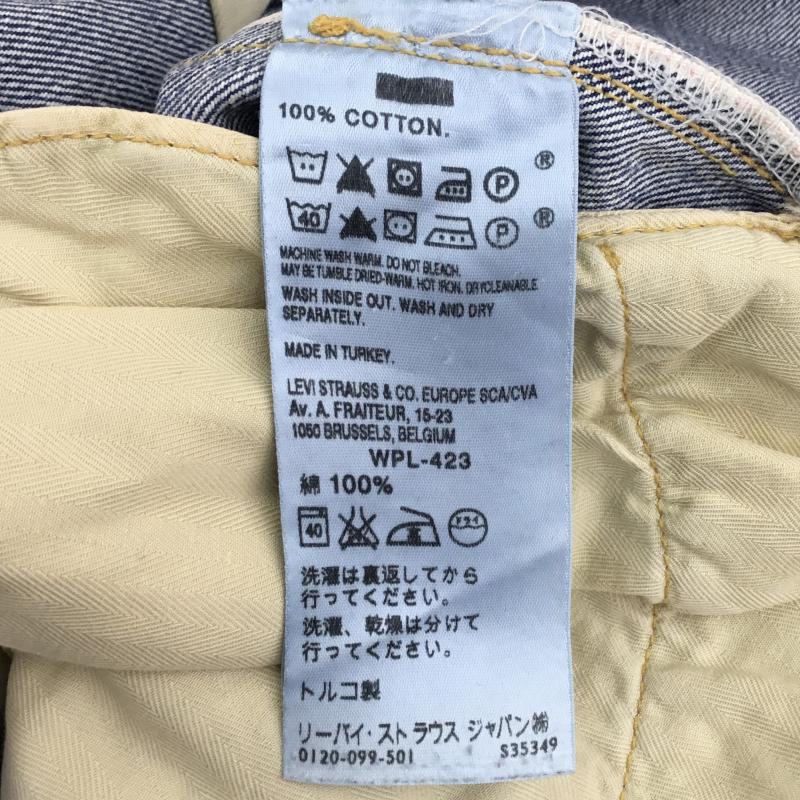 リーバイス Levi s パンツ デニム、ジーンズ 34インチ 総柄 青 / ブルー / メンズ USED 古着 中古 10134250