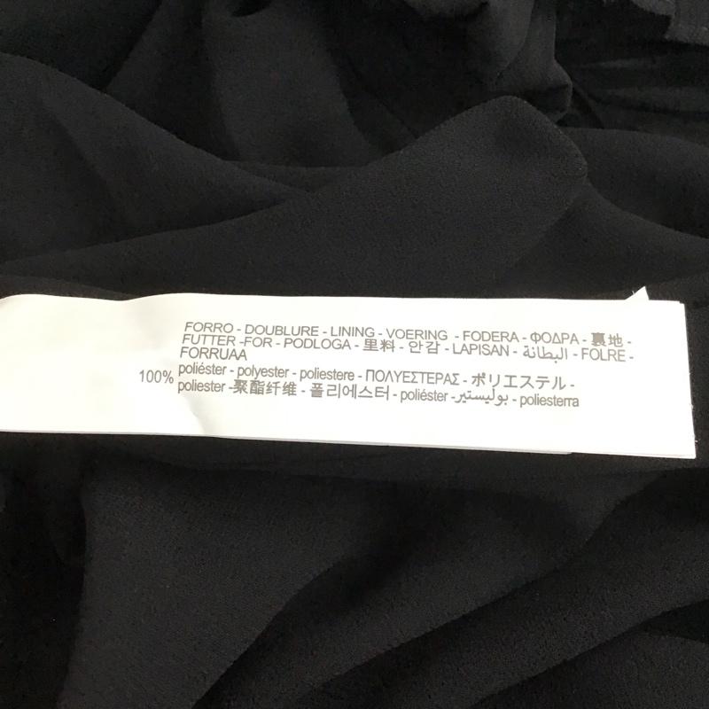 ザラ ZARA ワンピース ロングスカート L 無地 黒 / ブラック / レディース USED 古着 中古 10107582