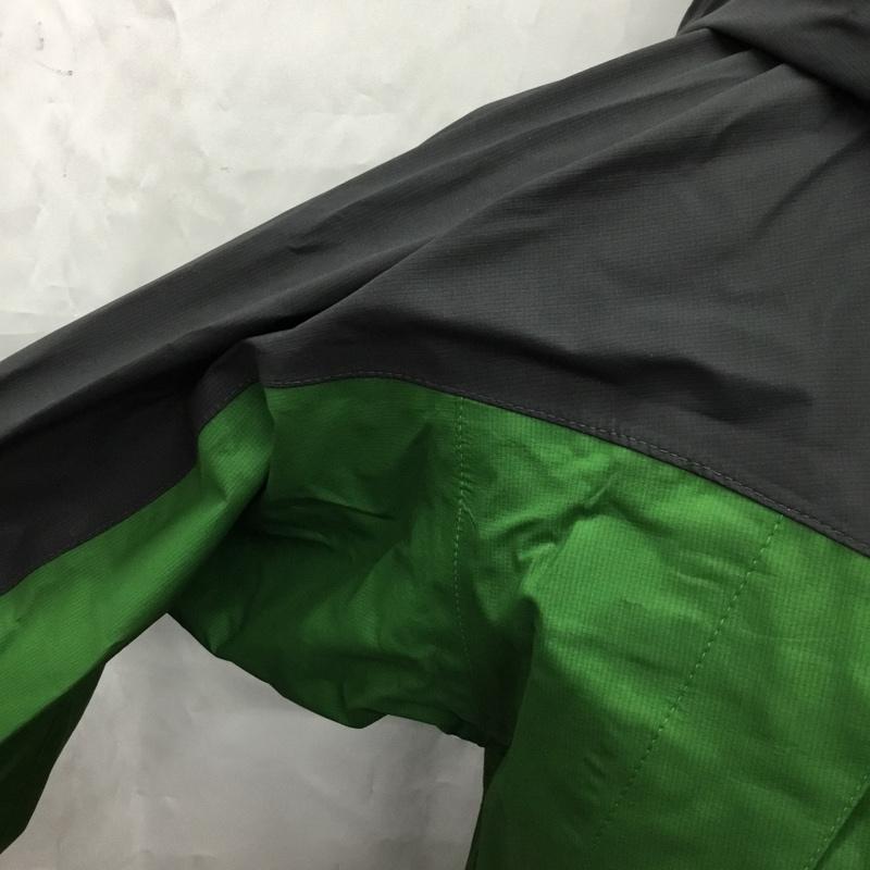 ザノースフェイス THE NORTH FACE ジャケット、上着 ジャケット、ブレザー np11213 マウンテンパーカー レインウェア RAINTEXFLIGHT ジップアップジャケット S ロゴ、文字 黒 / ブラック / X 緑 / グリーン / メンズ USED 古着 中古 10106462