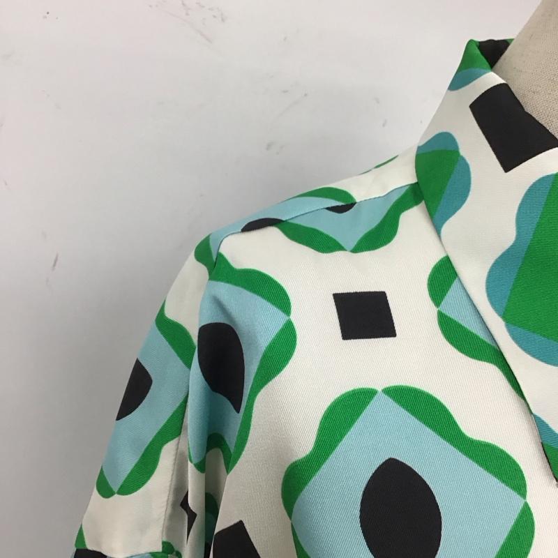 ザラ ZARA シャツ、ブラウス 長袖 長袖シャツ プリントシャツ カラーシャツ 長袖カットソー S プリント マルチカラー / マルチカラー / レディース USED 古着 中古 10109538