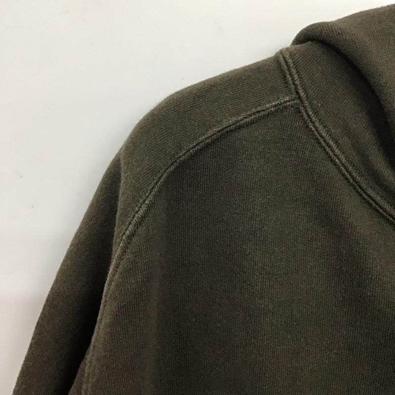 フラグスタフ FLAGSTUFF パーカー 長袖 長袖スウェットパーカー プルオーバー ジップアップパーカー L ロゴ、文字 茶 / ブラウン / メンズ USED 古着 中古 10138431