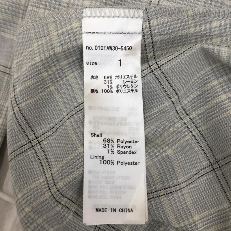 マウジー MOUSSY ワンピース ロングスカート 1 チェック 水色 / ライトブルー /  レディース USED 古着 中古 10133484